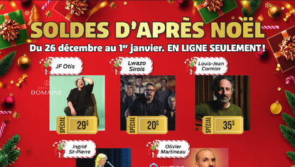 Les soldes d'après Noël!